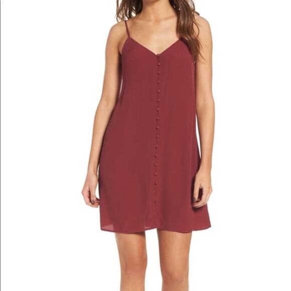BP Front Button Slip Dress Size Medium - Picture 1 of 12
